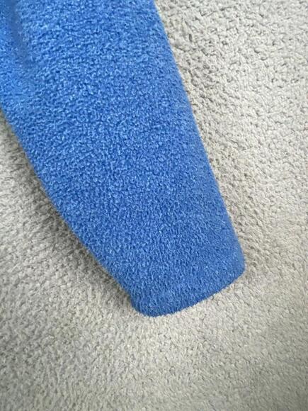 Cabelas Sweatshirt Womens Medium Blue Fleece 1/4 Zip Jacket - Picture 8 of 10